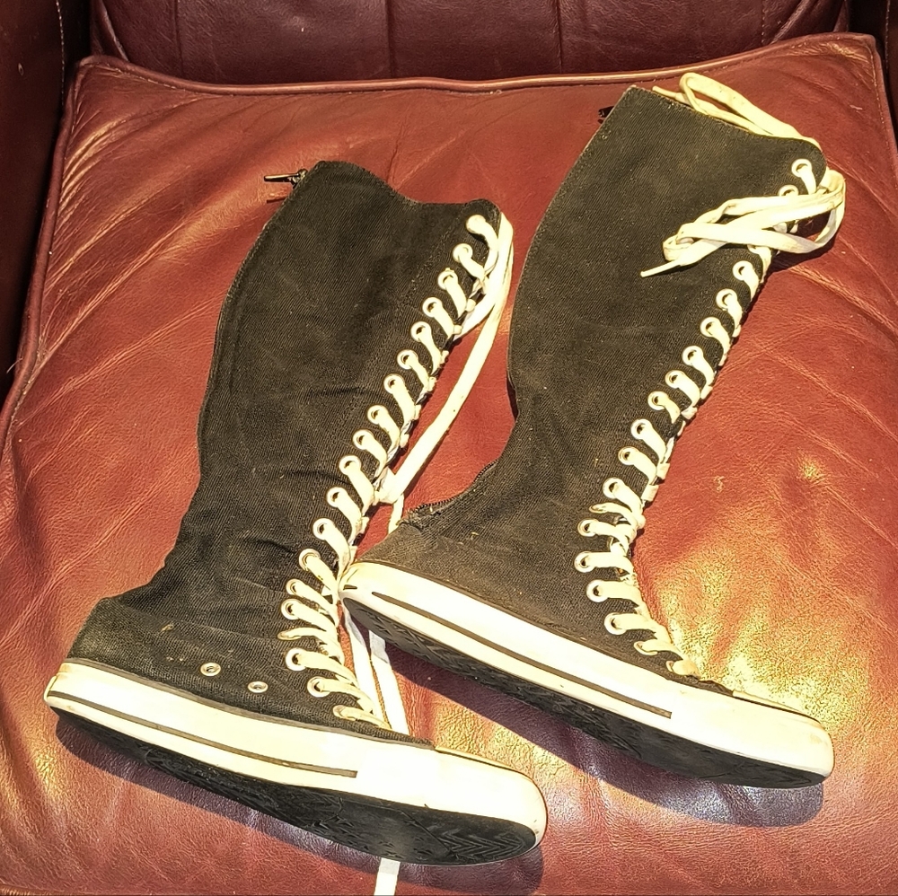 Vintage Airwalk knee high canvas Sneakers 6